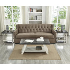 Set di tavoli a 3 pezzi stile cavalletto nero/antracite/bianco/espresso/noce/grigio/beige