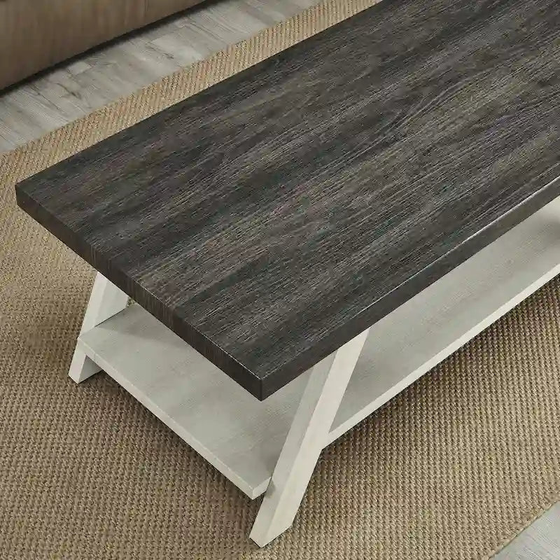 Set di tavoli a 3 pezzi stile cavalletto nero/antracite/bianco/espresso/noce/grigio/beige
