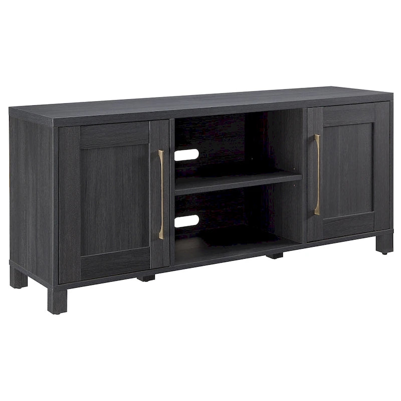 Mobile TV 58", Nero venato / Bianco / Grigio antracite / Rovere grigio / Marrone ontano, Stile tradizionale, Adatto per TV fino a 65"