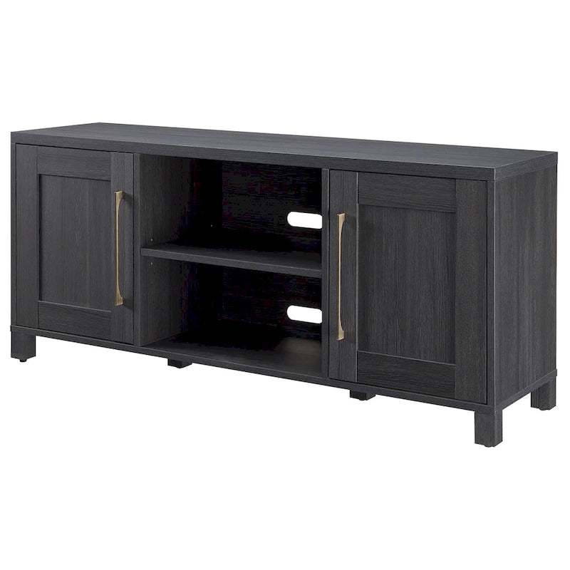 Mobile TV 58", Nero venato / Bianco / Grigio antracite / Rovere grigio / Marrone ontano, Stile tradizionale, Adatto per TV fino a 65"