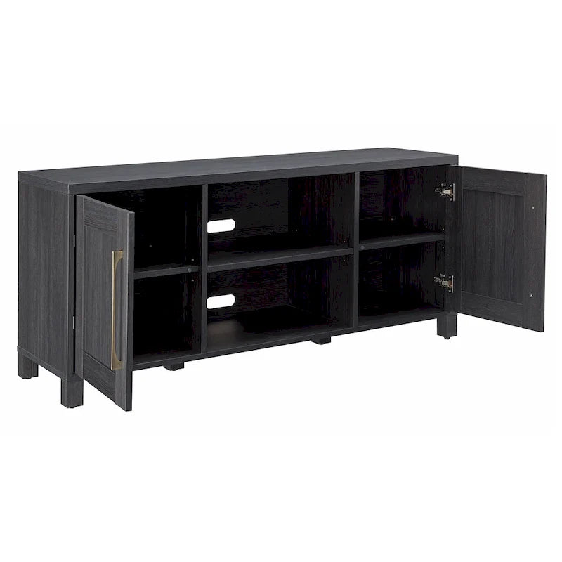 Mobile TV 58", Nero venato / Bianco / Grigio antracite / Rovere grigio / Marrone ontano, Stile tradizionale, Adatto per TV fino a 65"