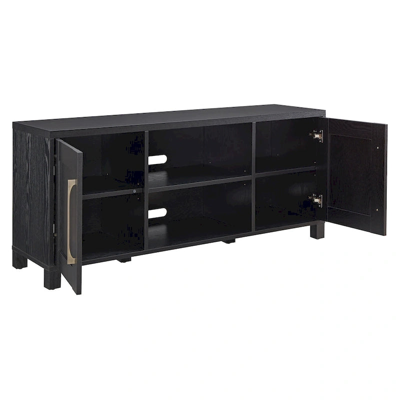 Mobile TV 58", Nero venato / Bianco / Grigio antracite / Rovere grigio / Marrone ontano, Stile tradizionale, Adatto per TV fino a 65"