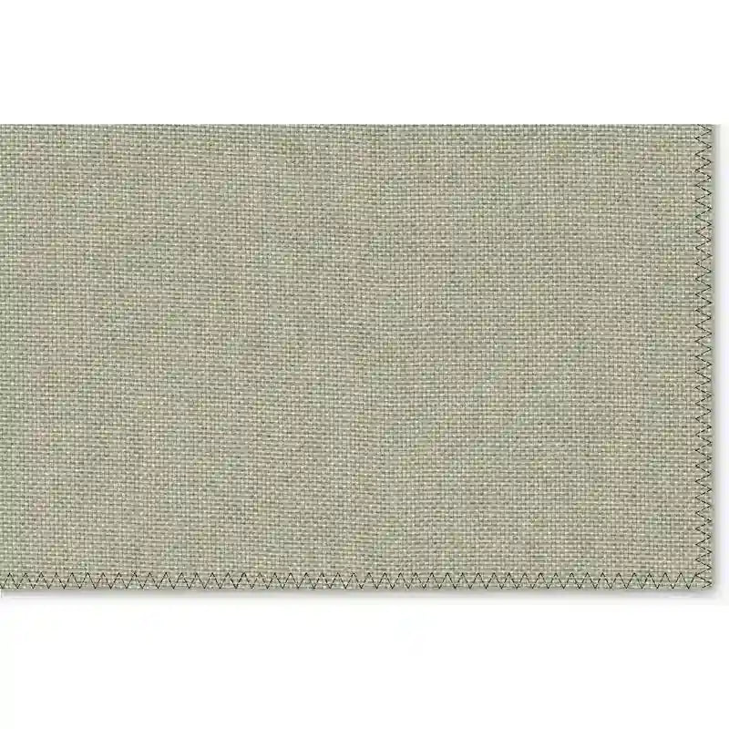 Letto imbottito con testiera ad ali in beige / grigio / pietra
