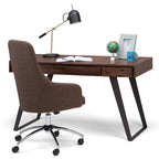 Scrivania industriale da 54" in legno e metallo – Colori assortiti effetto anticato, monoposto