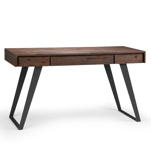 Scrivania industriale da 54" in legno e metallo – Colori assortiti effetto anticato, monoposto
