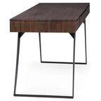 Scrivania industriale da 54" in legno e metallo – Colori assortiti effetto anticato, monoposto