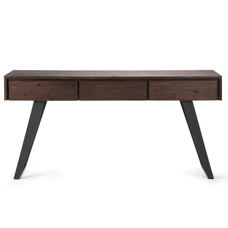 Scrivania industriale da 54" in legno e metallo – Colori assortiti effetto anticato, monoposto