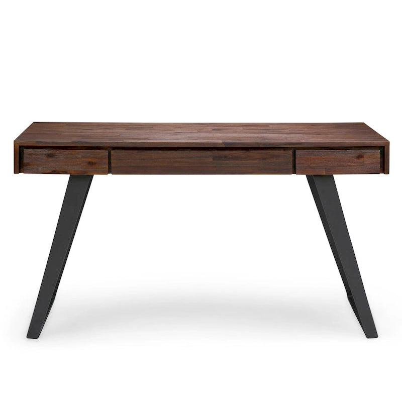 Scrivania industriale da 54" in legno e metallo – Colori assortiti effetto anticato, monoposto