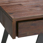 Scrivania industriale da 54" in legno e metallo – Colori assortiti effetto anticato, monoposto
