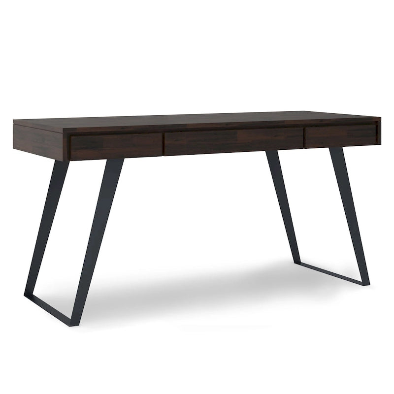Scrivania industriale da 54" in legno e metallo – Colori assortiti effetto anticato, monoposto