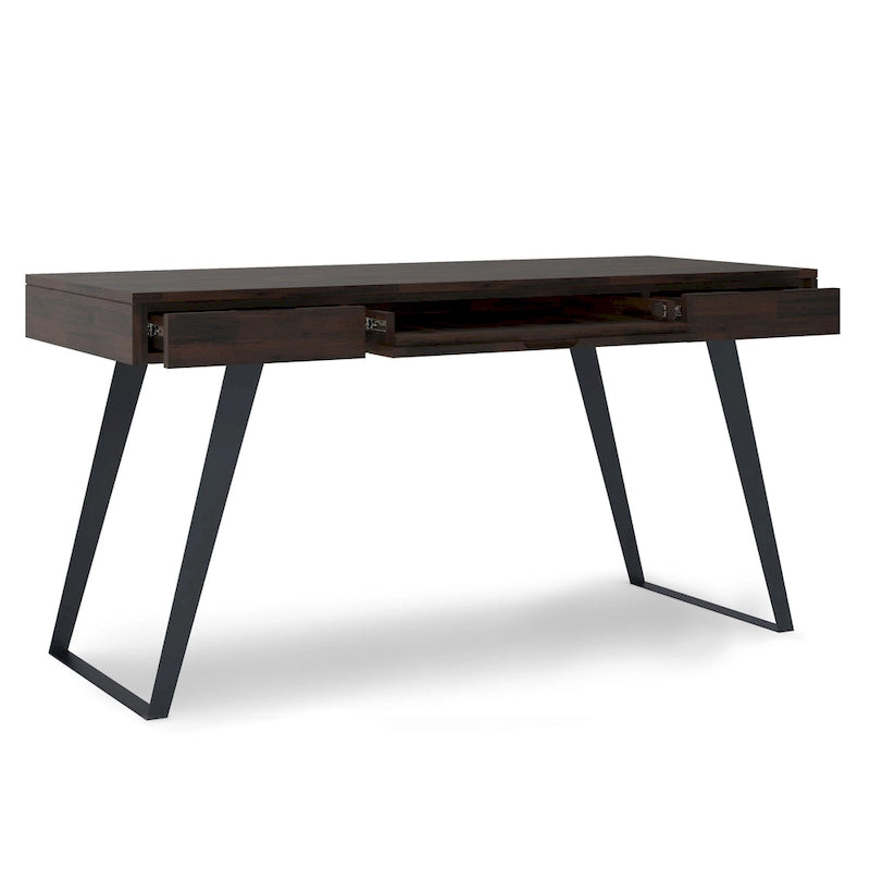 Scrivania industriale da 54" in legno e metallo – Colori assortiti effetto anticato, monoposto