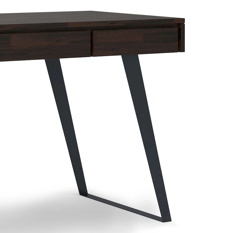 Scrivania industriale da 54" in legno e metallo – Colori assortiti effetto anticato, monoposto