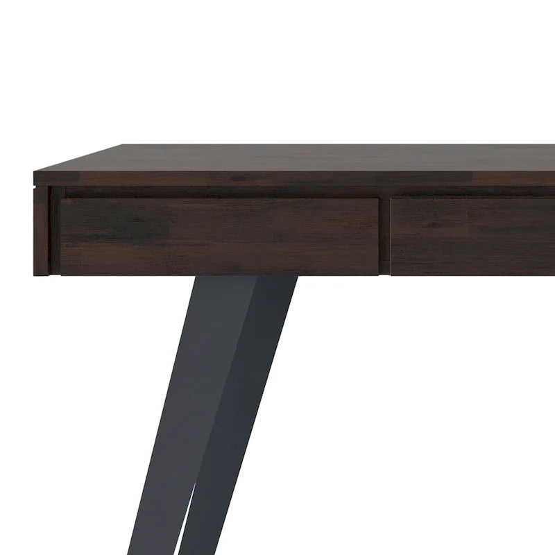 Scrivania industriale da 54" in legno e metallo – Colori assortiti effetto anticato, monoposto