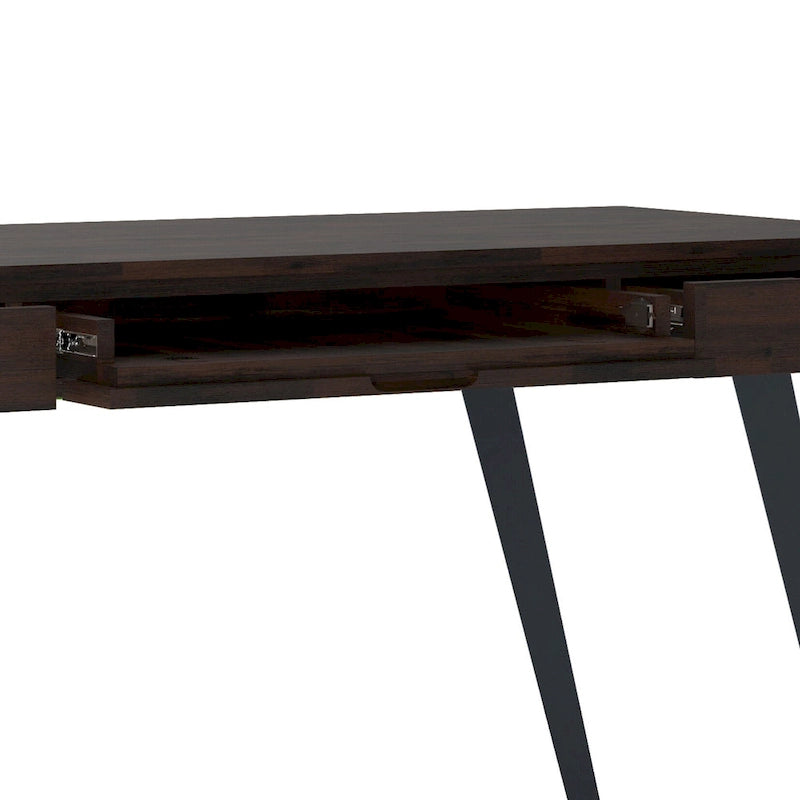 Scrivania industriale da 54" in legno e metallo – Colori assortiti effetto anticato, monoposto