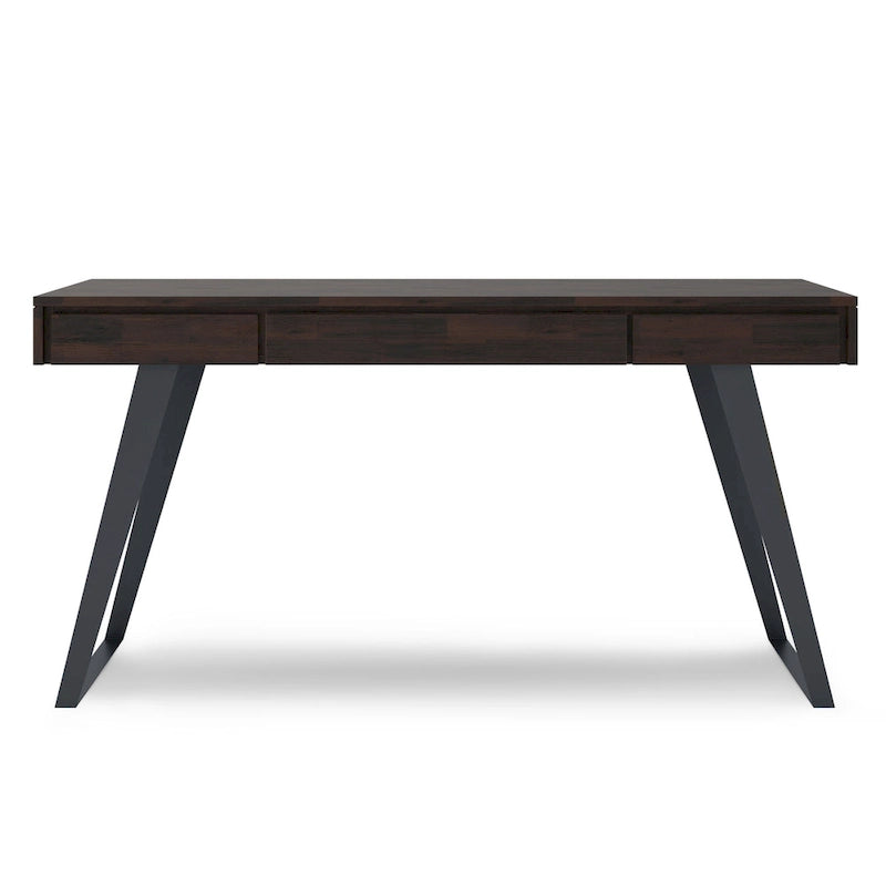 Scrivania industriale da 54" in legno e metallo – Colori assortiti effetto anticato, monoposto