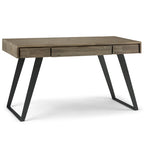 Scrivania industriale da 54" in legno e metallo – Colori assortiti effetto anticato, monoposto