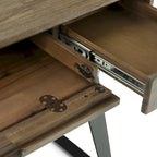 Scrivania industriale da 54" in legno e metallo – Colori assortiti effetto anticato, monoposto