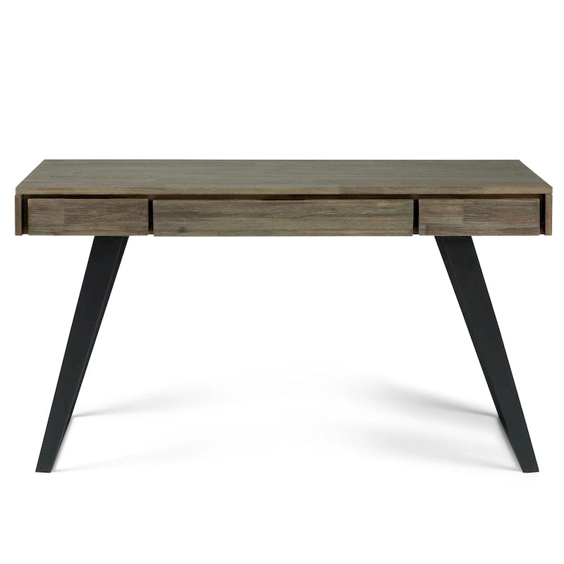 Scrivania industriale da 54" in legno e metallo – Colori assortiti effetto anticato, monoposto