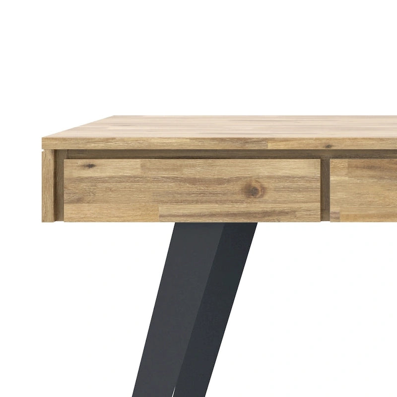Scrivania industriale da 54" in legno e metallo – Colori assortiti effetto anticato, monoposto