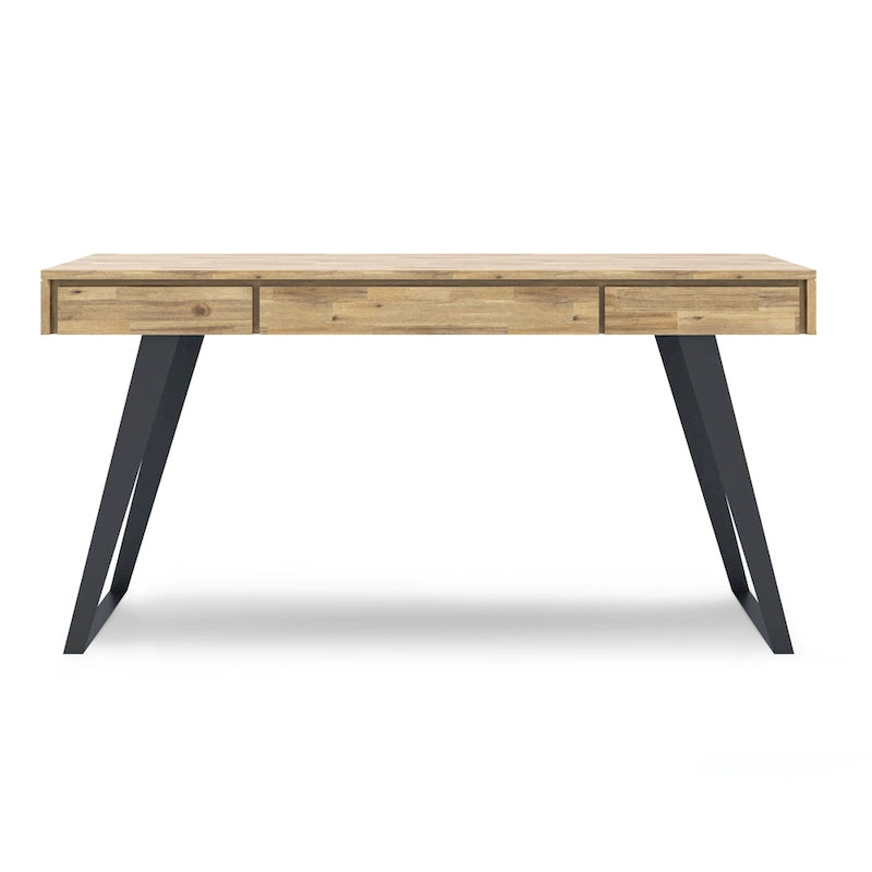 Scrivania industriale da 54" in legno e metallo – Colori assortiti effetto anticato, monoposto