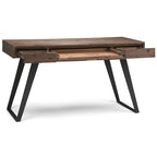 Scrivania industriale da 54" in legno e metallo – Colori assortiti effetto anticato, monoposto