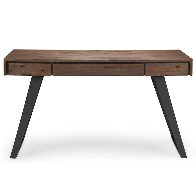 Scrivania industriale da 54" in legno e metallo – Colori assortiti effetto anticato, monoposto