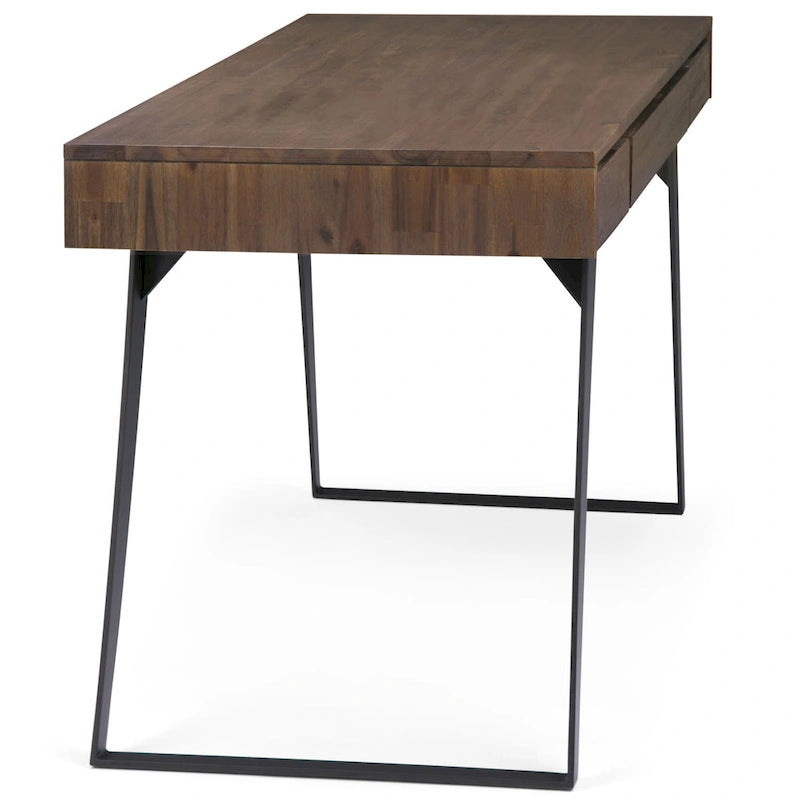 Scrivania industriale da 54" in legno e metallo – Colori assortiti effetto anticato, monoposto