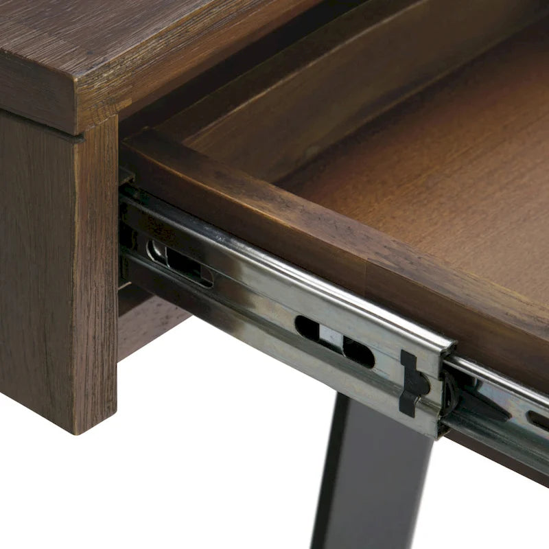 Scrivania industriale da 54" in legno e metallo – Colori assortiti effetto anticato, monoposto