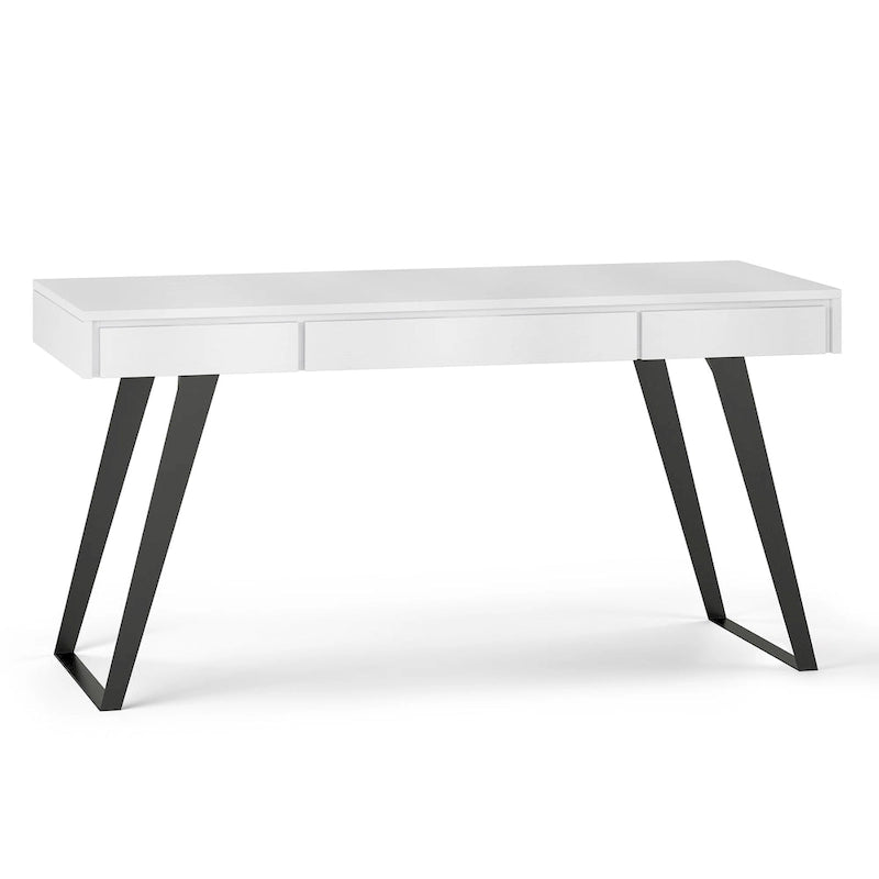 Scrivania industriale da 54" in legno e metallo – Colori assortiti effetto anticato, monoposto