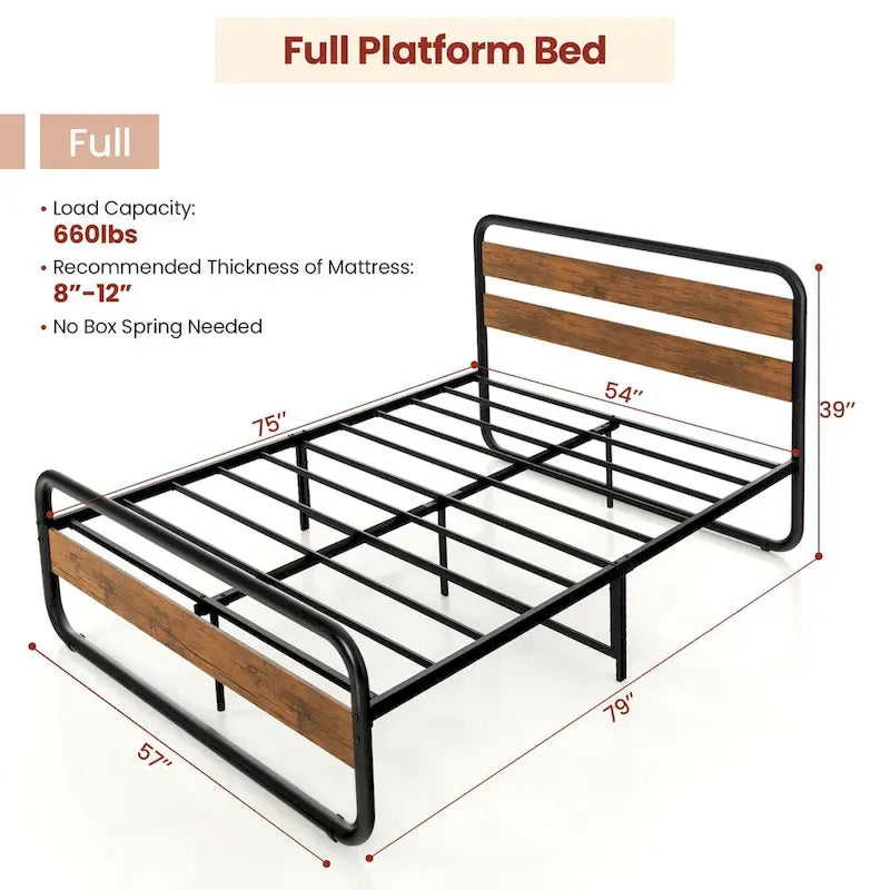 Struttura letto a piattaforma Black Arc con testiera e pediera, piazza e mezza / matrimoniale