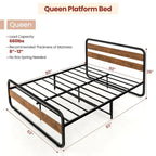 Struttura letto a piattaforma Black Arc con testiera e pediera, piazza e mezza / matrimoniale