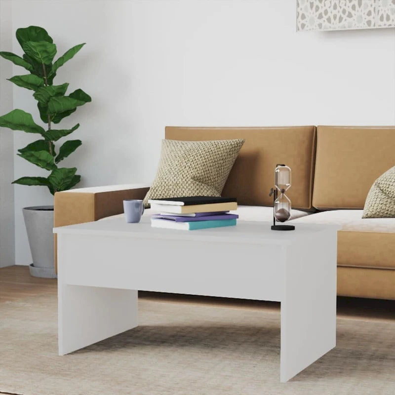 Tavolino da caffè con piano sollevabile, legno ingegnerizzato, uso singolo | Nero / Grigio Sonoma / Bianco lucido / Rovere affumicato / Bianco