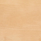 Tavolino da caffè scultoreo rotondo sbiancato / naturale, 3 gambe in legno massello