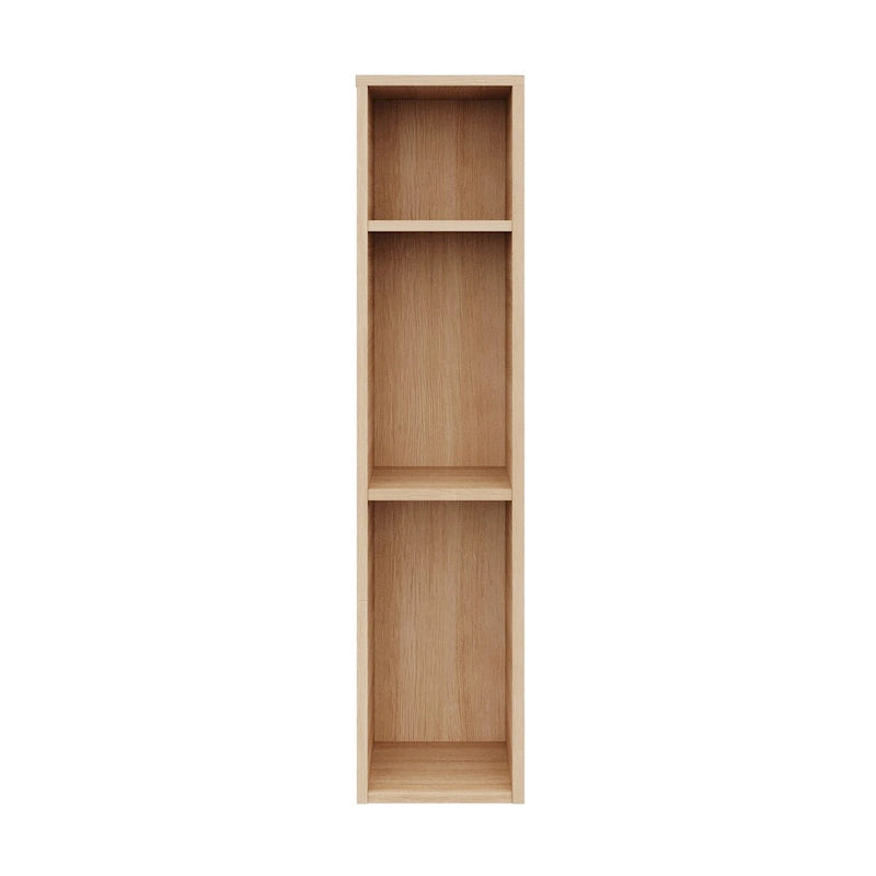 Testiera contenitore, rovere biondo naturale/rovere marrone, stile moderno, Queen/King