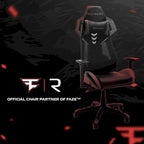 Sedia da gaming stile racing, schienale in rete, reclinabile, 1 persona | Multicolore