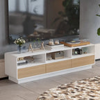 Innovative Rebound Drawer TV Stand: A Fusion of Function & Style - 70.9 