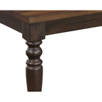 Panca da Pranzo Bicolore Marrone con Gambe Tornite, Singola, 48"