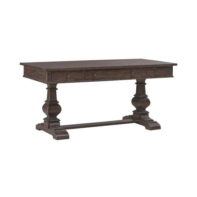 Scrivania singola Saddle Brown