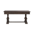 Scrivania singola Saddle Brown