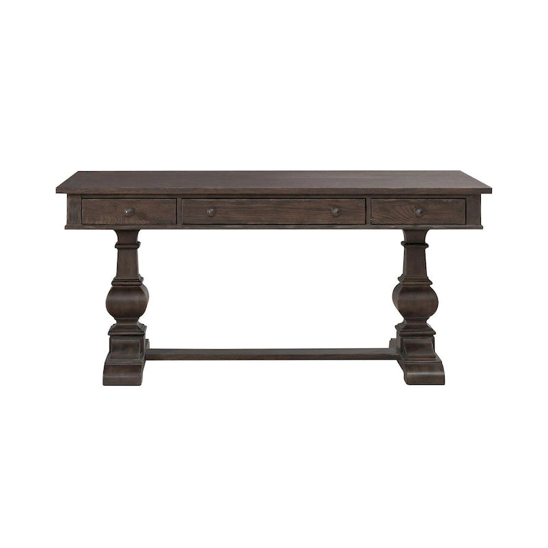 Scrivania singola Saddle Brown
