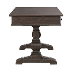 Scrivania singola Saddle Brown