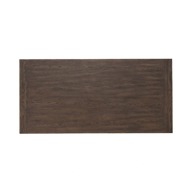 Scrivania singola Saddle Brown