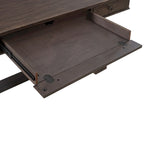 Scrivania singola Saddle Brown