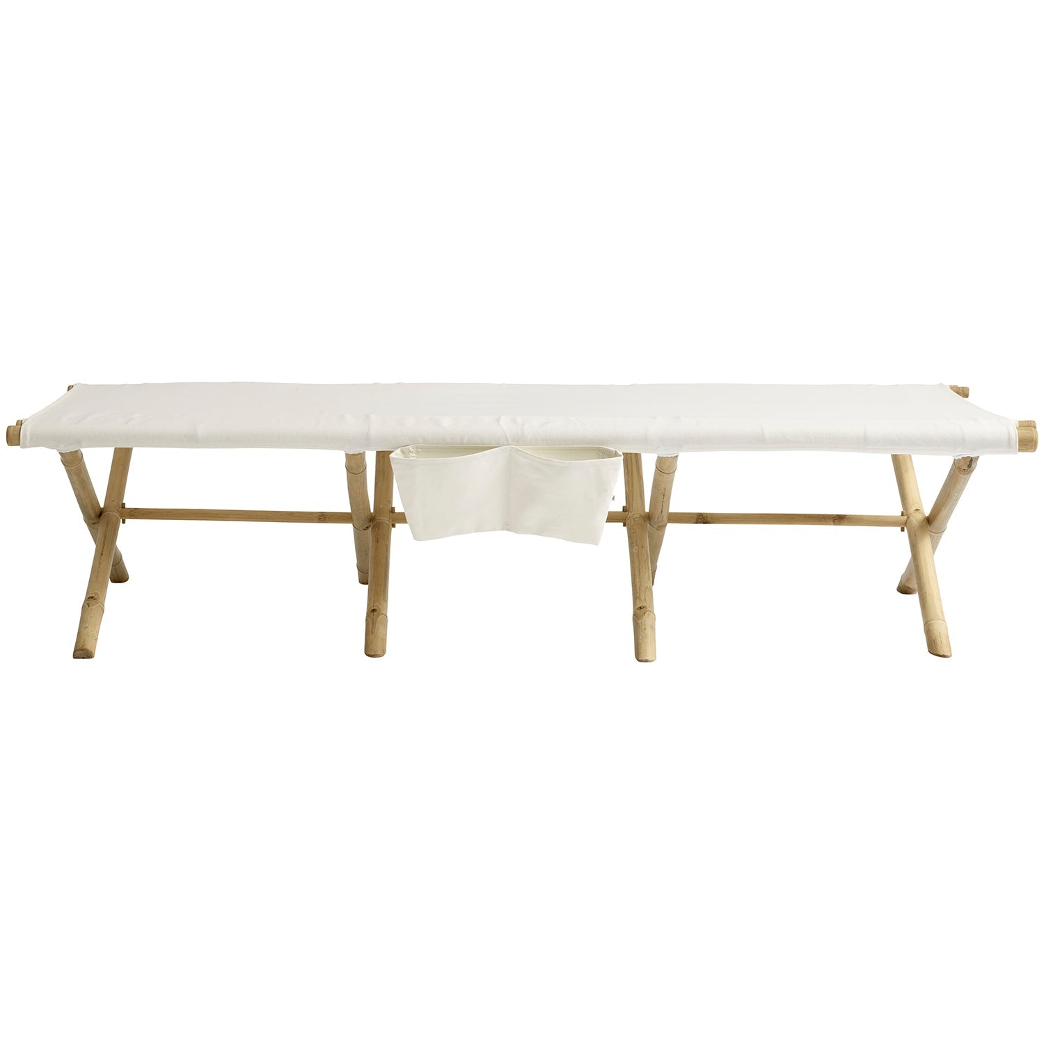 LETTINO DA GIORNO IN BAMBÙ | PIEGHEVOLE | RIVESTIMENTO BIANCO, GRIGIO o NERO