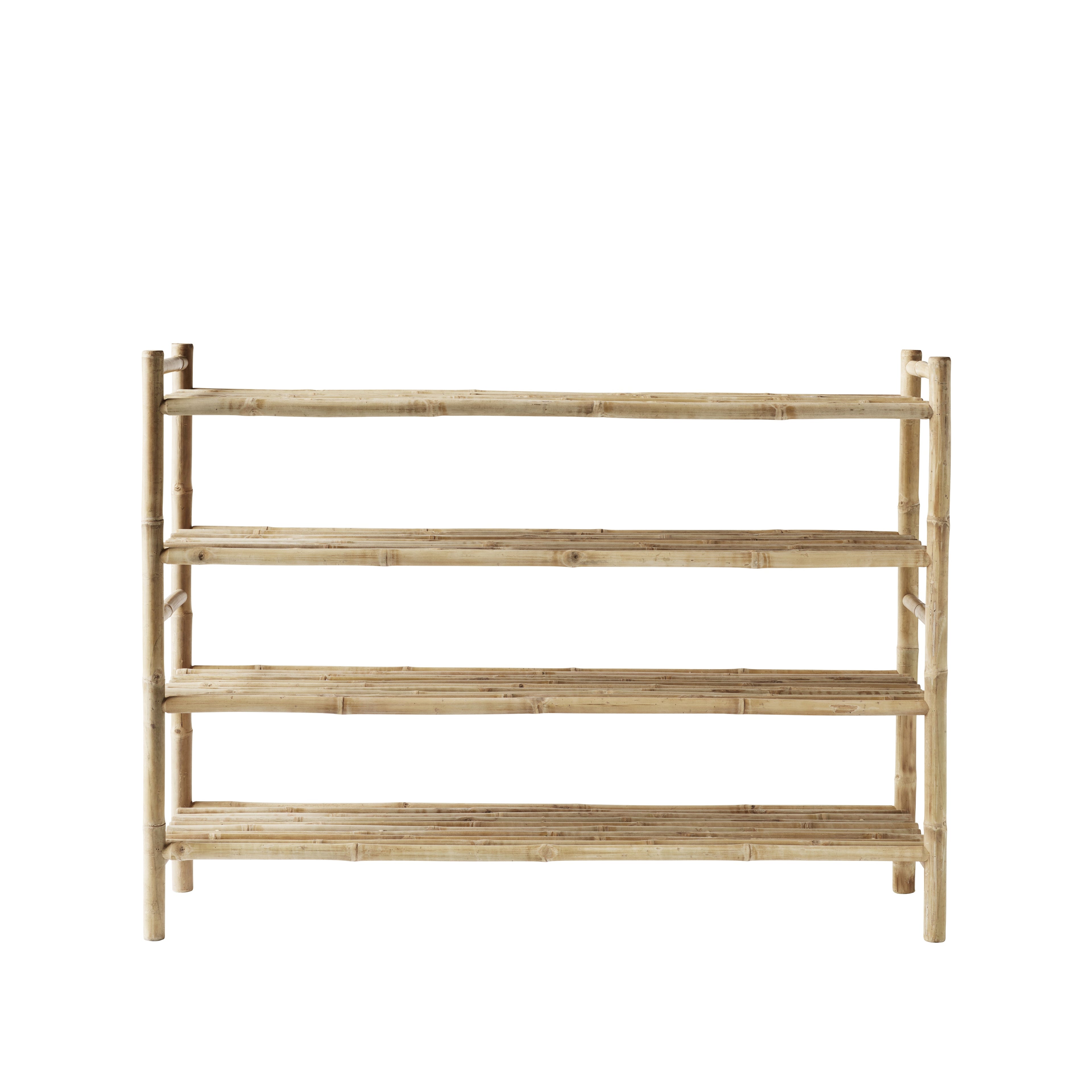 Scaffale in bambù alto 150 cm