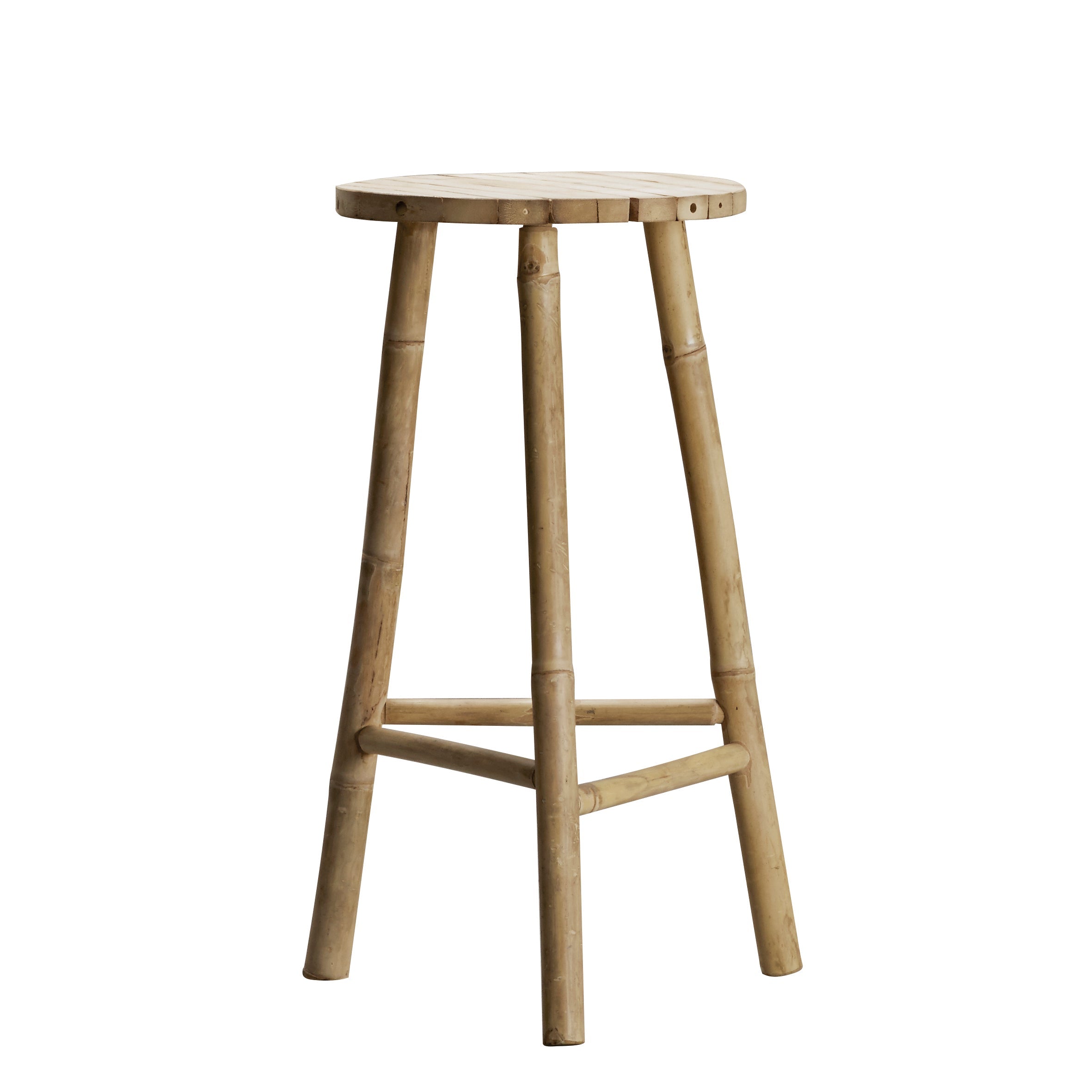 SGABELLO IN BAMBÙ, H 70 CM