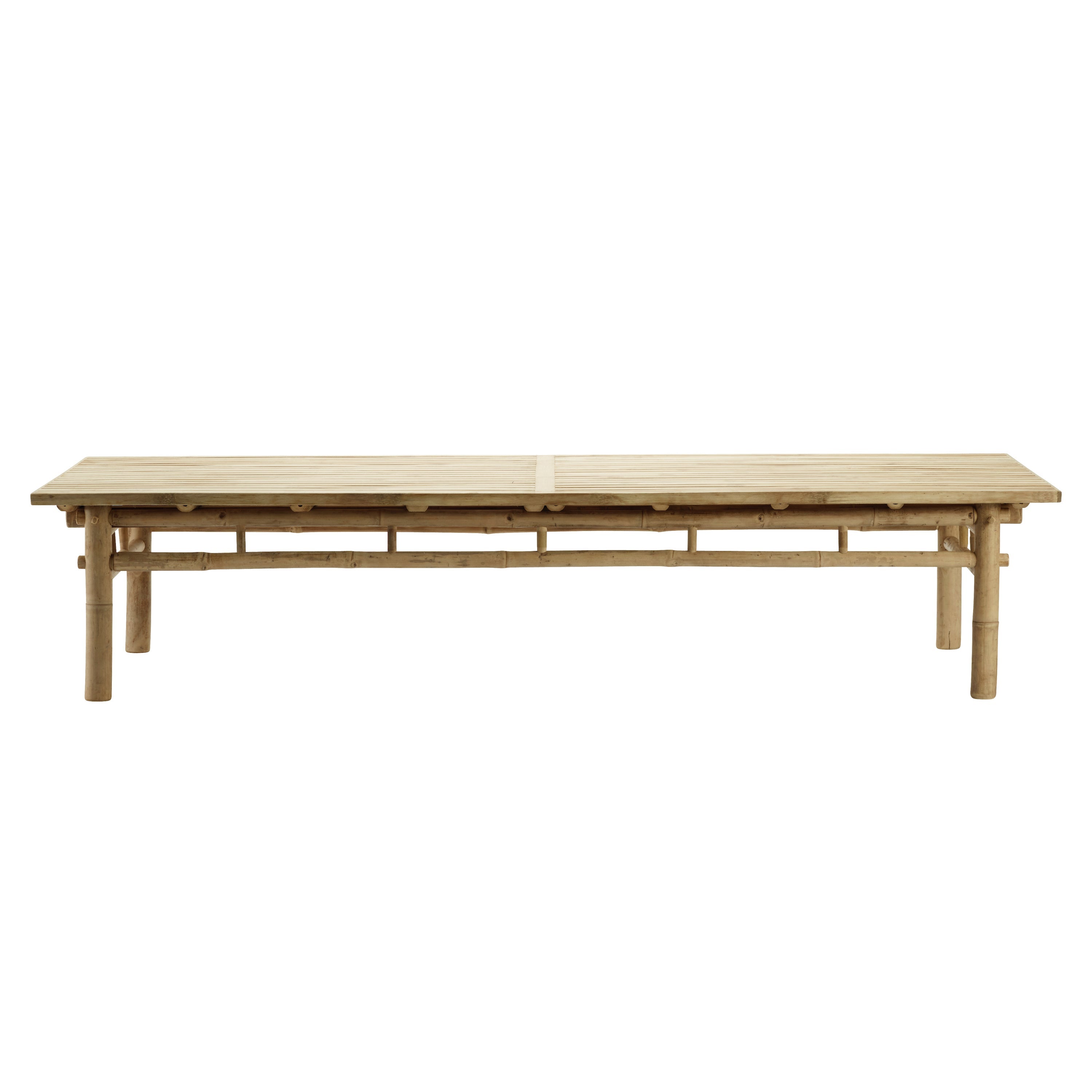 TAVOLINO IN BAMBOO | 170 X 70 H 35 CM