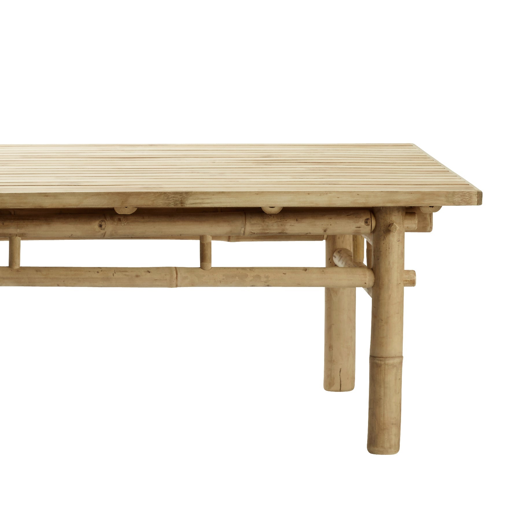 TAVOLINO IN BAMBOO | 170 X 70 H 35 CM