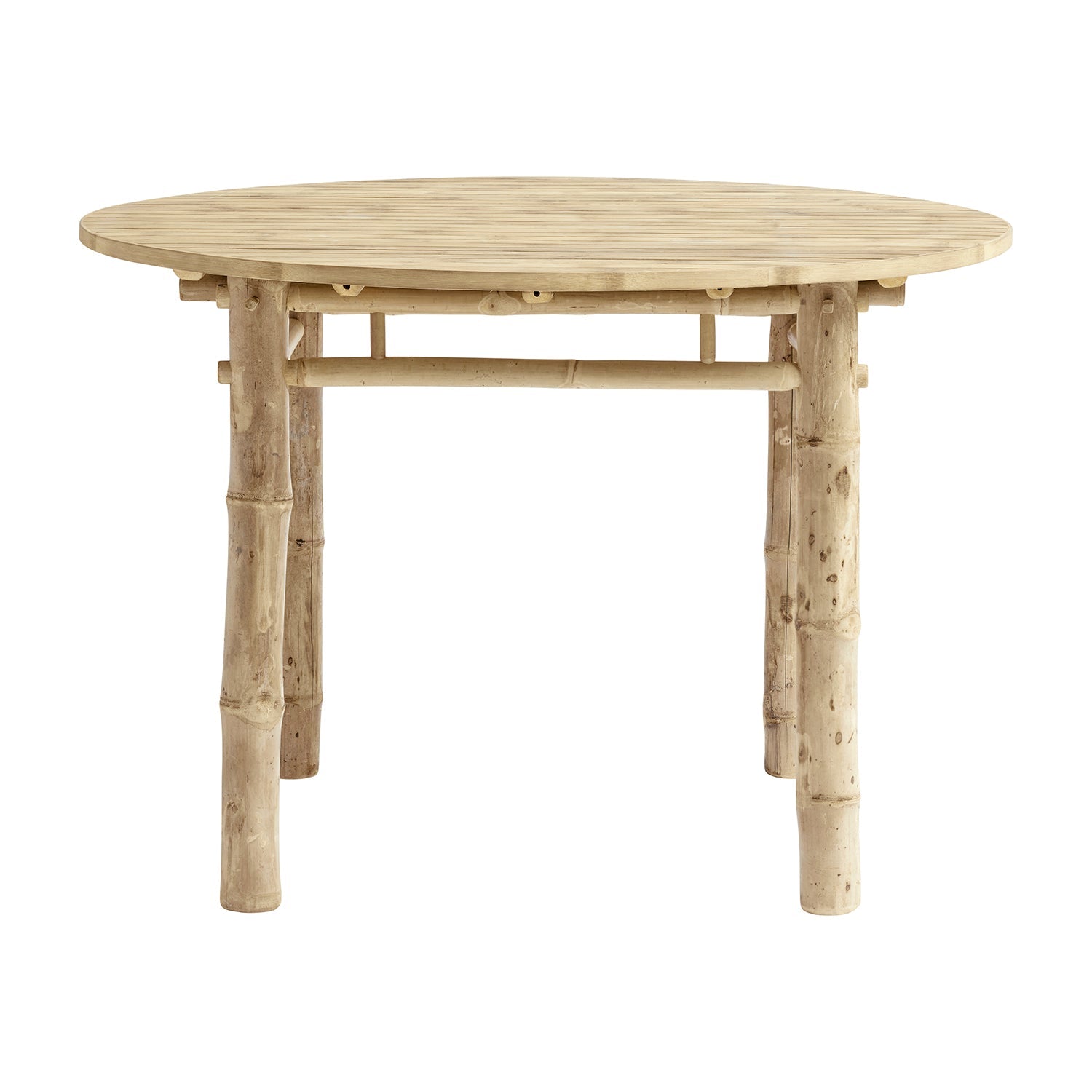 TAVOLO DA PRANZO IN BAMBÙ, Ø 110 CM