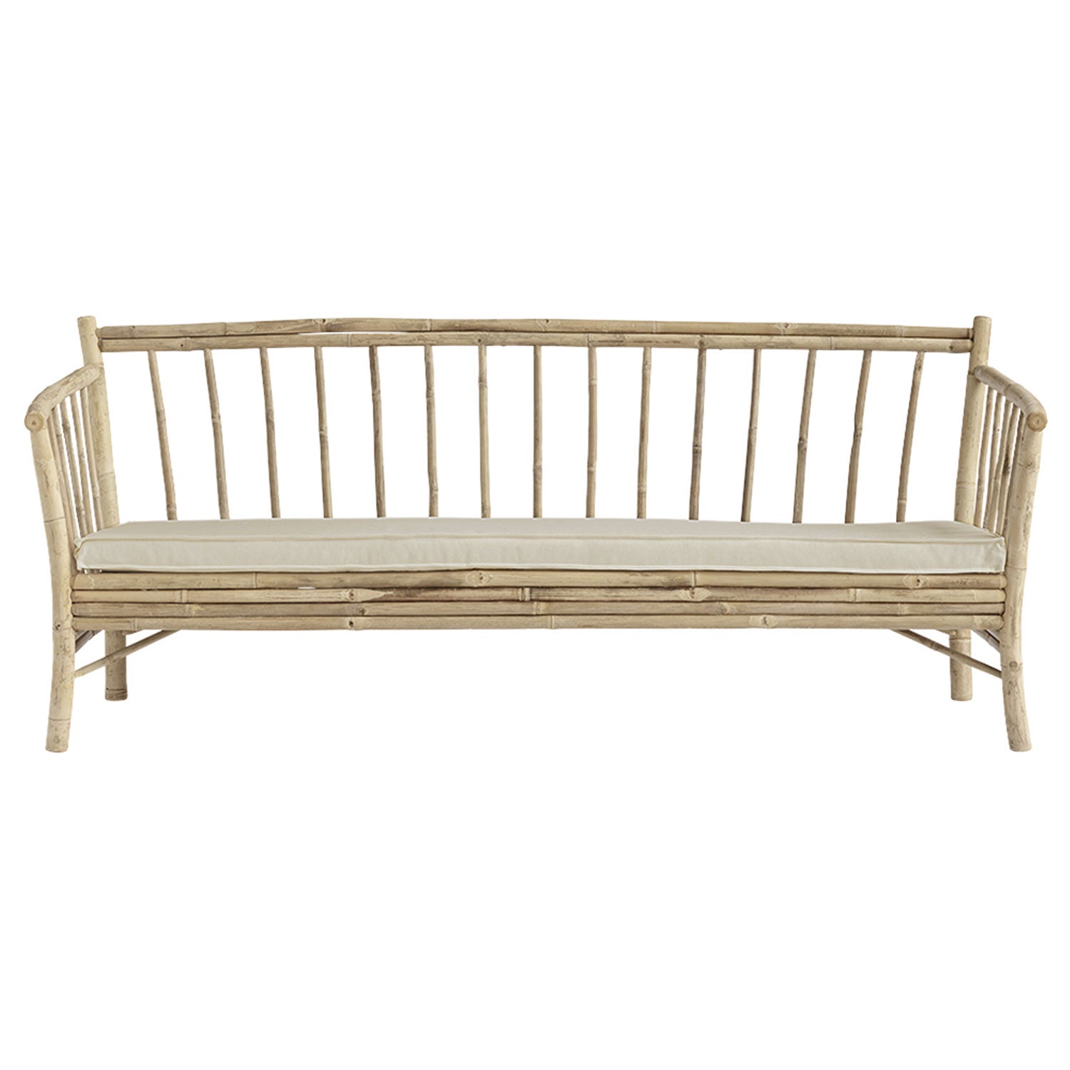 Divano Bamboo Lounge | Materasso Bianco, Sabbia, Grigio o Nero